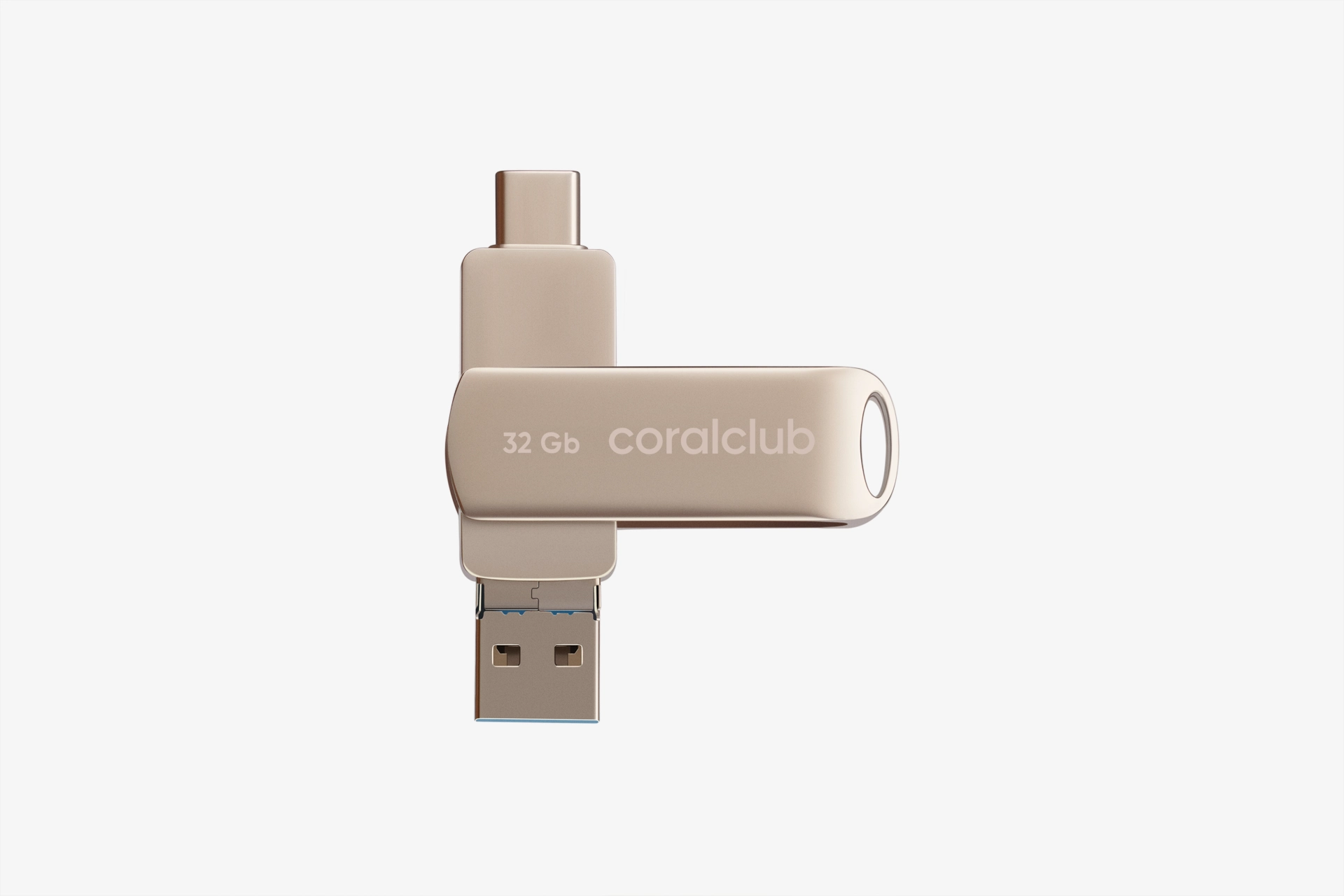Pendrive CORALCLUB USB+Type-C