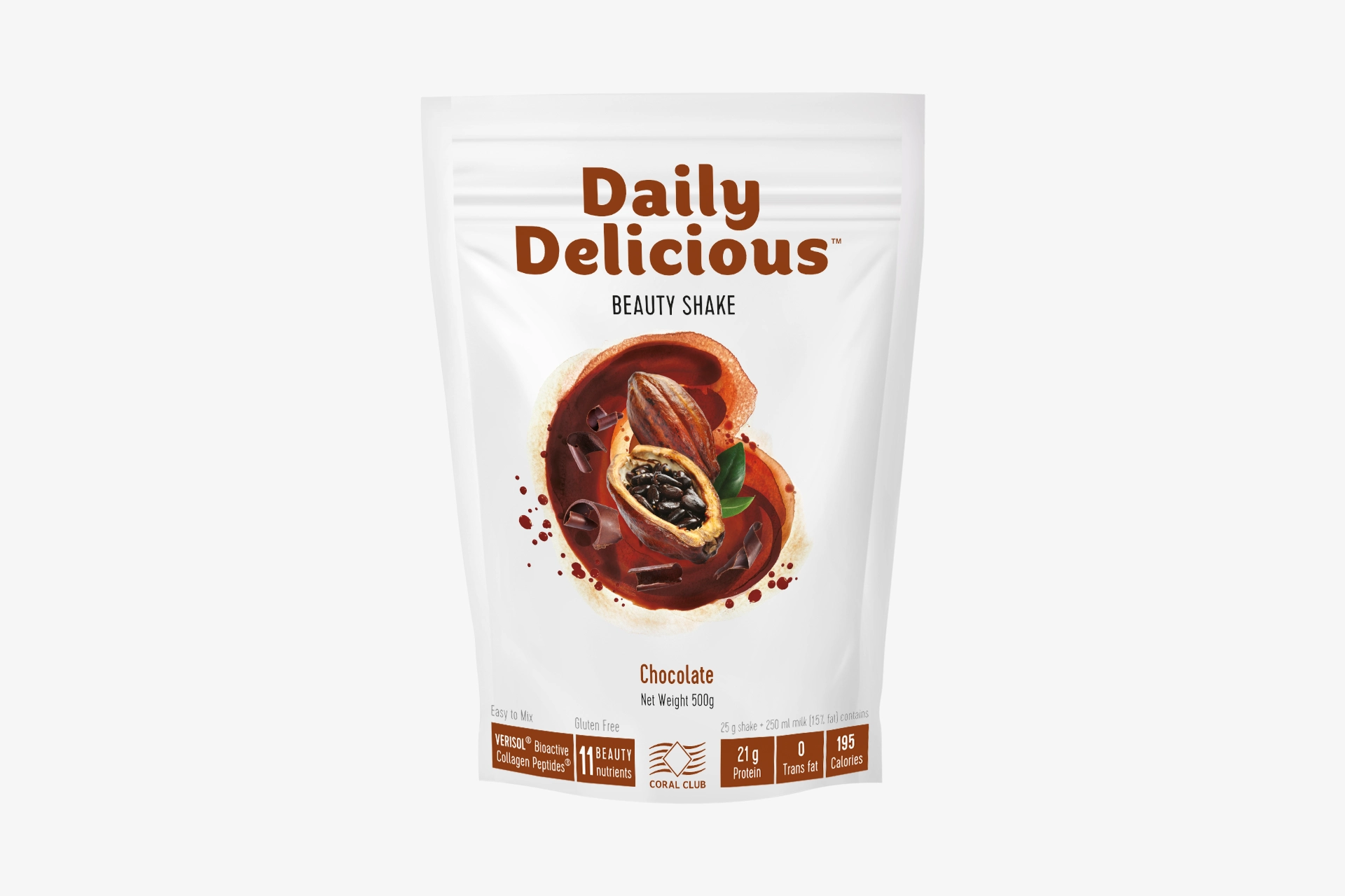 Daily Delicious Beauty Shake o smaku czekoladowym