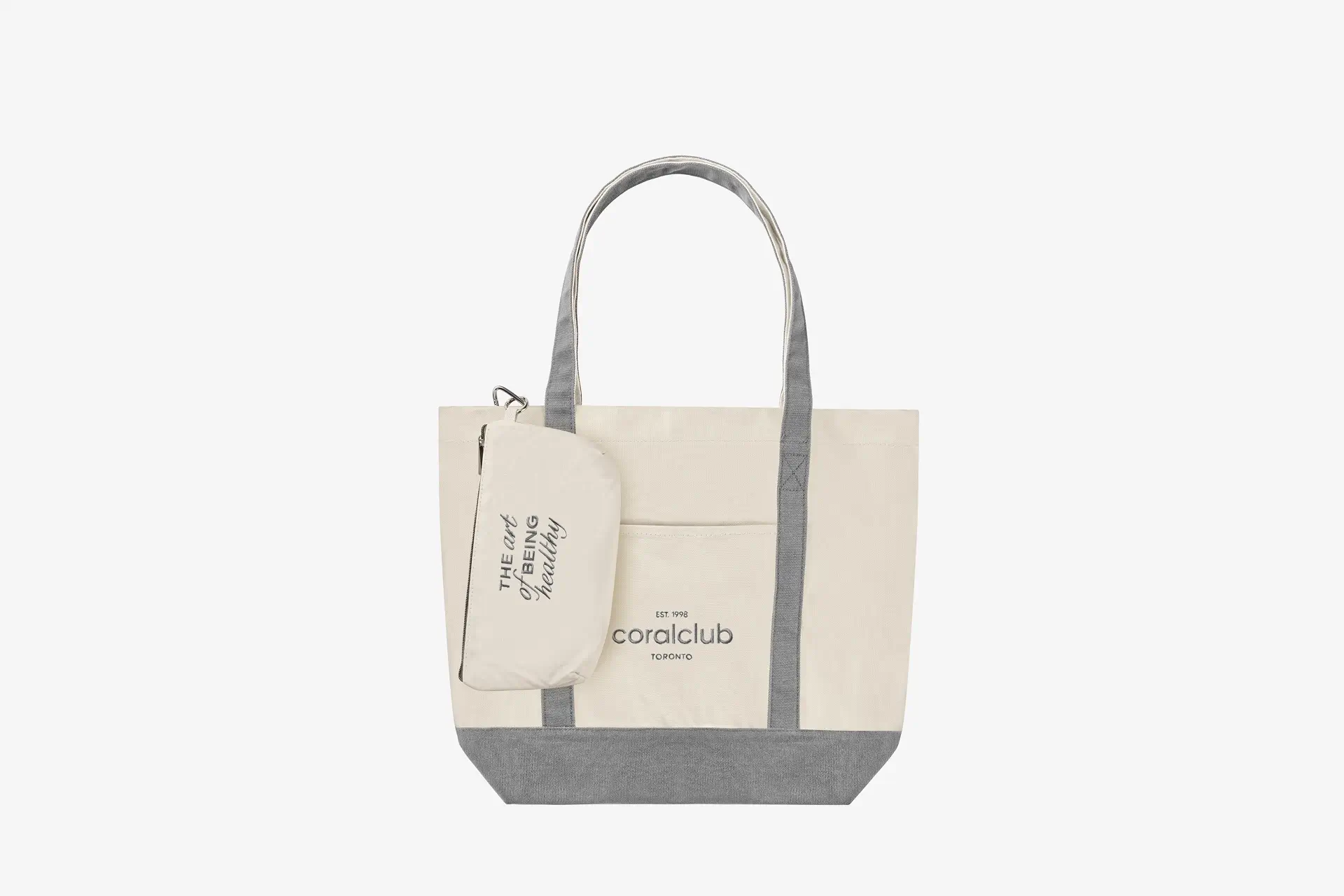 Torba shopper, szara