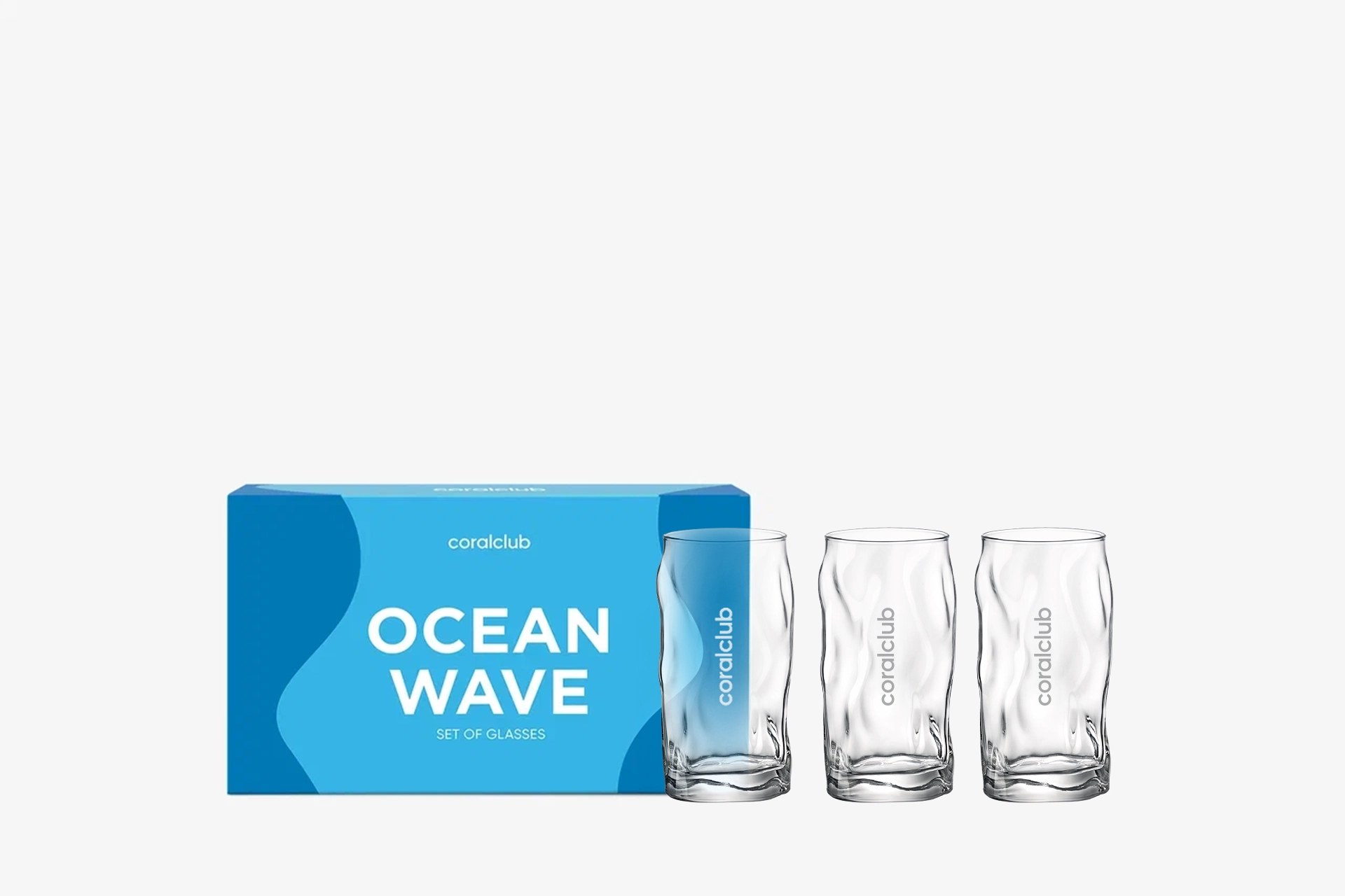 Zestaw szklanek OCEAN WAVE