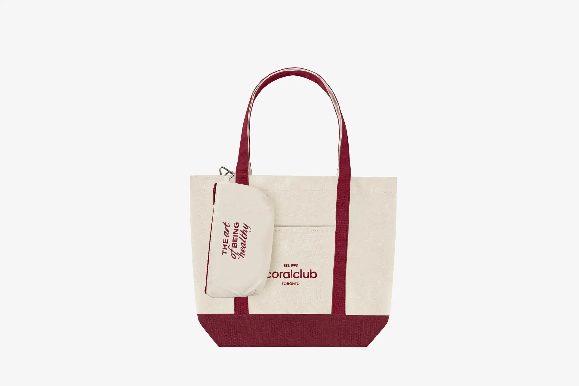 Torba shopper, bordowa