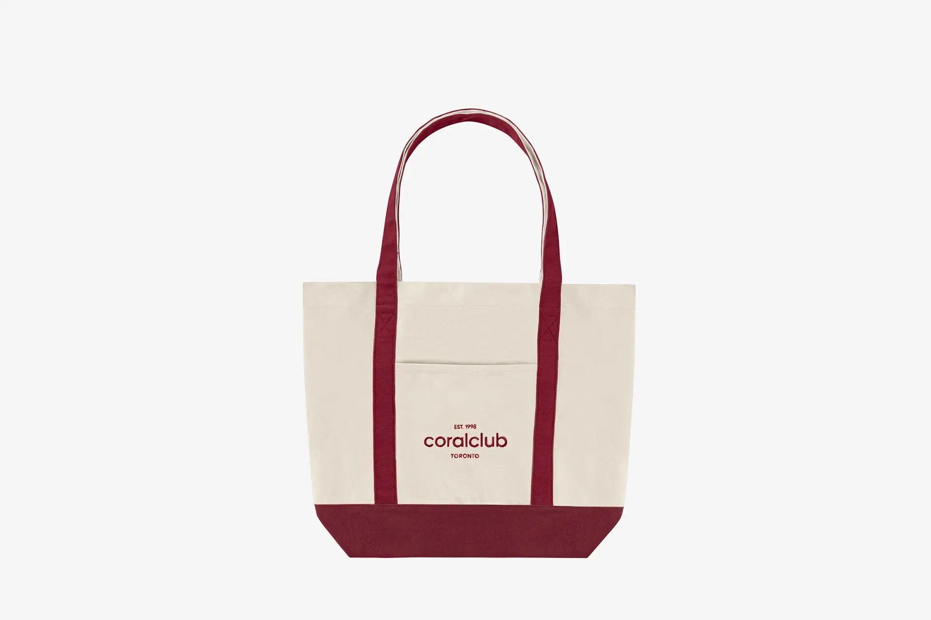 Torba shopper, bordowa