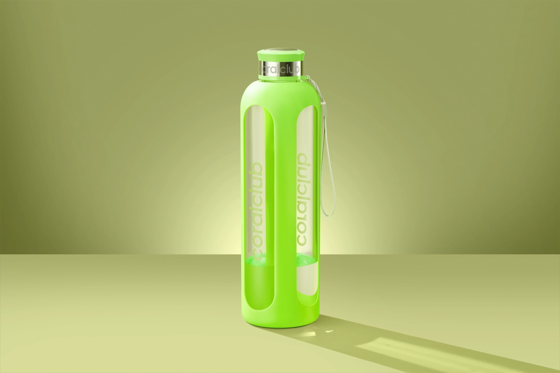 Szklana butelka ClearWater (zielona)