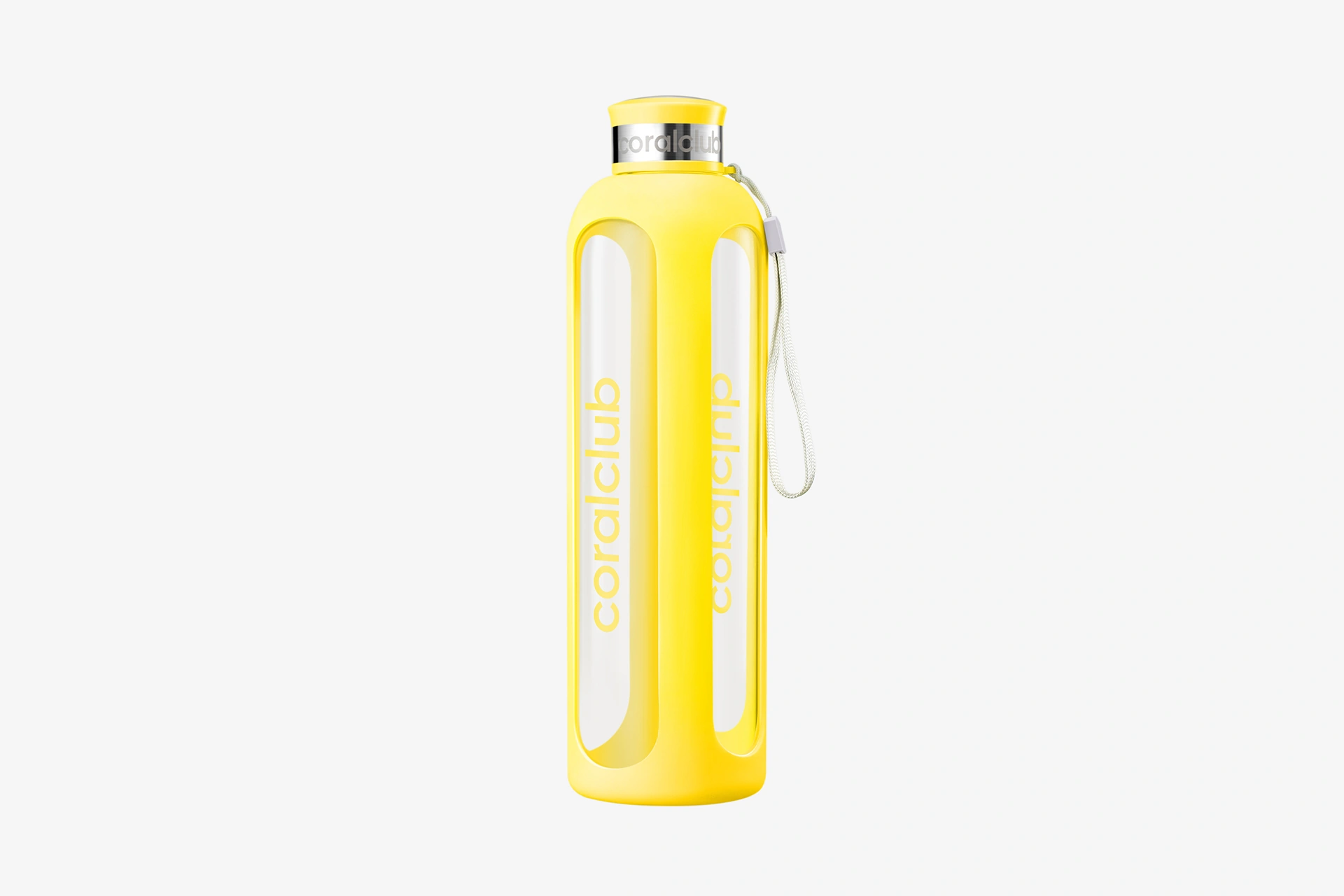 Szklana butelka ClearWater (żółta)